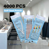 FOOTNICE 4000 PCS Self Sealing Bags - Hygienic Manicure Tools & Nail Art Storage | Salon Organization Pouch | USA Stock