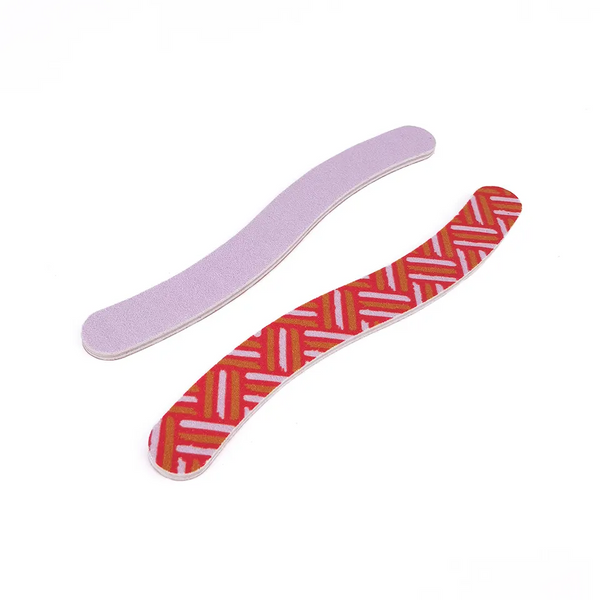 [OEM/ODM] Customized S-shape Double-sided Waterproof Nail File Tool