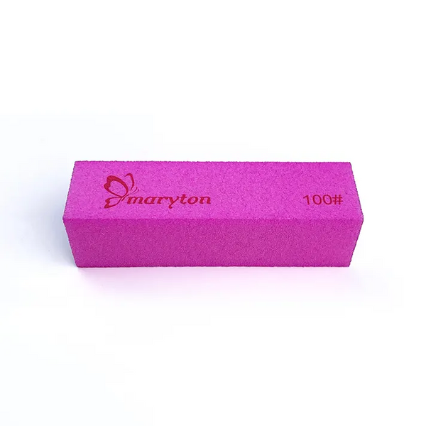 [OEM/ODM] Customized 4-ways Solid Disposable Sponge Nail Buffer