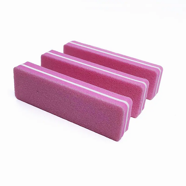 [OEM/ODM] Customized Double Sided EVA Pink Nail Buffer Block for Nail