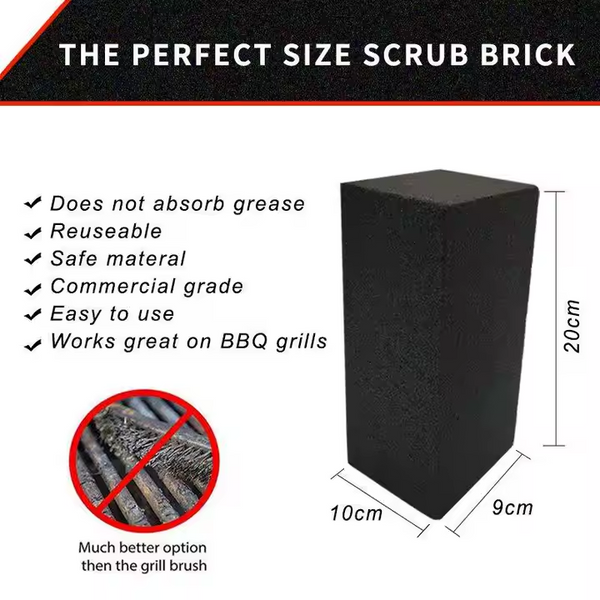 [OEM/ODM] BarBecue Cleaning Bricks Good Outdoor BBQ and Grill Cleaner Glass Sponges Block