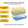 Maryton Glass Pumice Stone for Feet Hard Skin Callus Remover and Scrubber,Bulk Pack of 4(Assorted Colors)