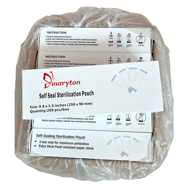 (4000 pcs/case) Self Seal Sterilization Pouch for Mani & Pedi Tools