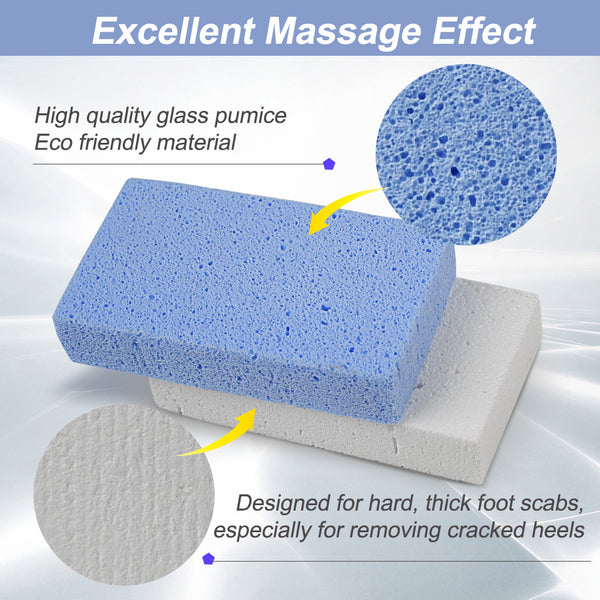 [OEM/ODM] Lightweight New Glass Pumice Stones for Hard Thick Foot Scabs & Cracked Heels