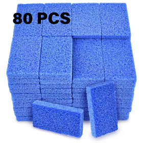FOOTNICE 80-Pack Heavy Duty Coarse Grit Foot Scrubbers - Single-Use Exfoliating Pads For Cracked Heels, & Dead Skin Removal | Salon-Grade Results, Hygienic & Convenient (USA Stock)