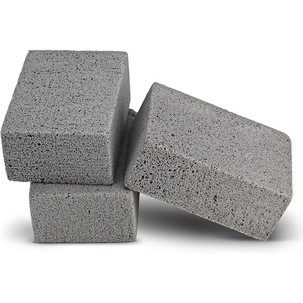 3 Counts Griddle Grills Cleaning Kit Block Pumice Stone for Removing Stains BBQ Grease