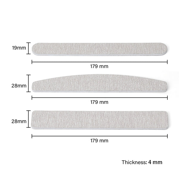 [OEM/ODM] #80/100/180/240 Washable Thickening Japan Sandpaper Zebra Nail Files