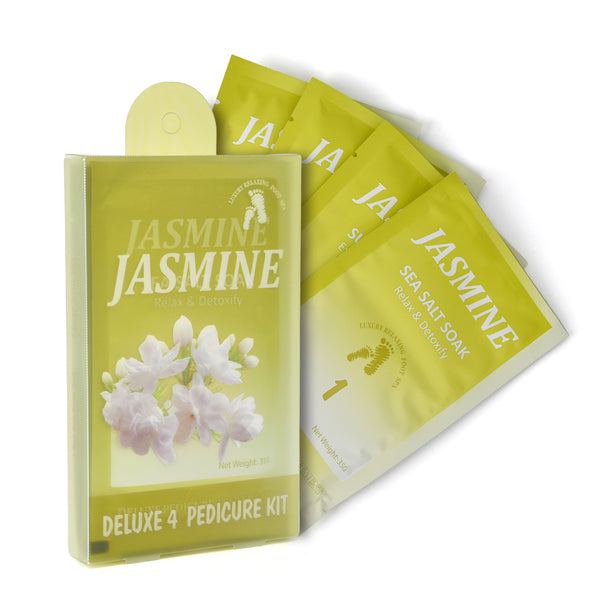 [OEM/ODM] Pedi in a Box Deluxe 4 Step Foot Peeling Skin Care, Relax & Detoxify Pedicure Spa