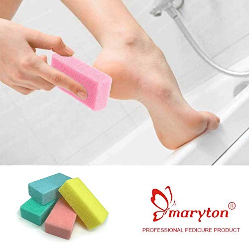 Foot Pumice Stone, 4 Pcs Double Sided Pumice Stone for Feet, 2 in 1 Foot Pumice Stone, 4 Pcs Double Sided Pumice Stone for Feet, 2 in 1
